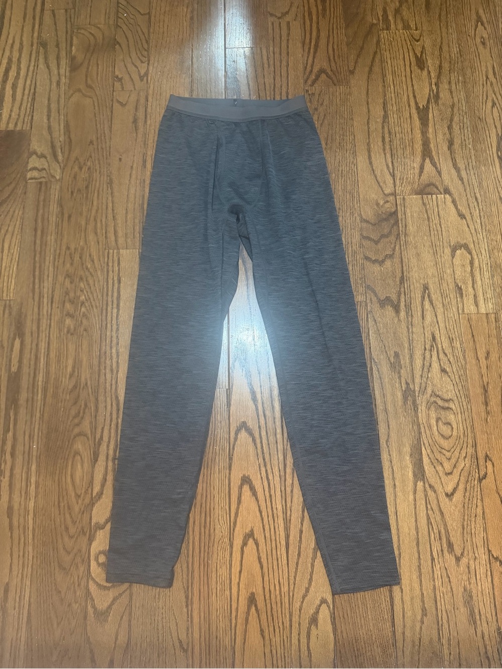 REI men’s gray thermal base layer pants- Size small